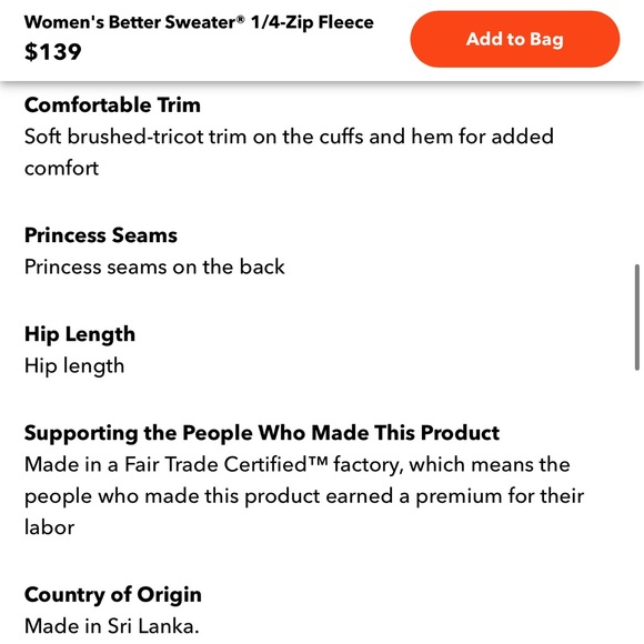 Women's Better Sweater® 1/4-Zip Fleece Large - Picture 3 of 6